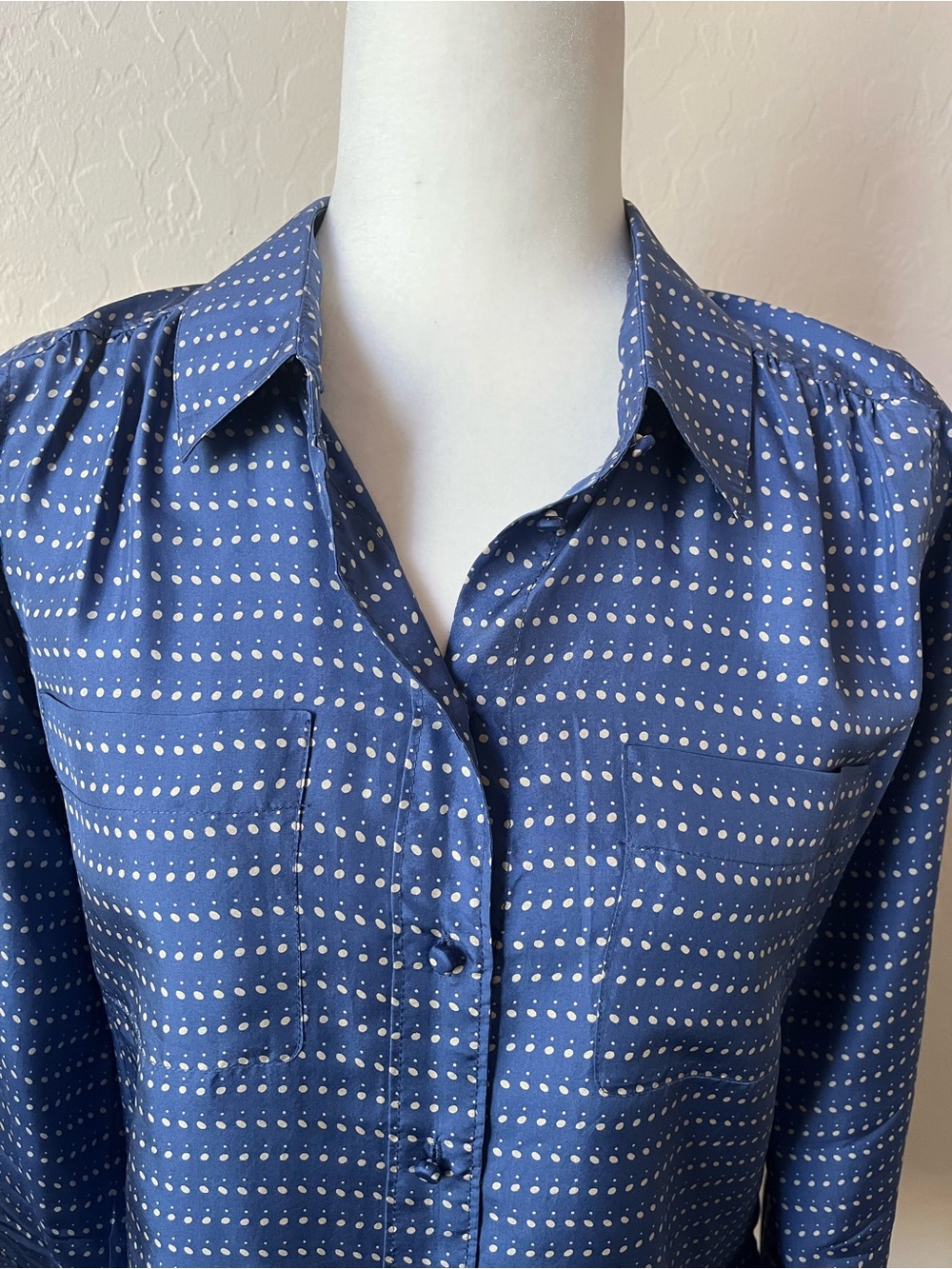 J.Crew 100% Silk Blouse Size 6